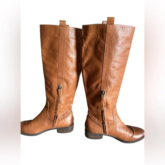 Sam Edelman, brown leather knee-high boots size 7 - Picture 10 of 16